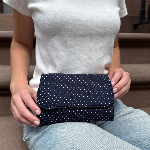 Brandy melville polka dots makeup bag - Picture 2 of 4